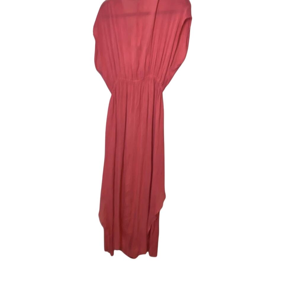 ELAN
Deep V-neck Cover-up Maxi Dress In Rose - Picture 5 of 10